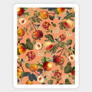 Vintage Fruit Pattern XXIX Sticker